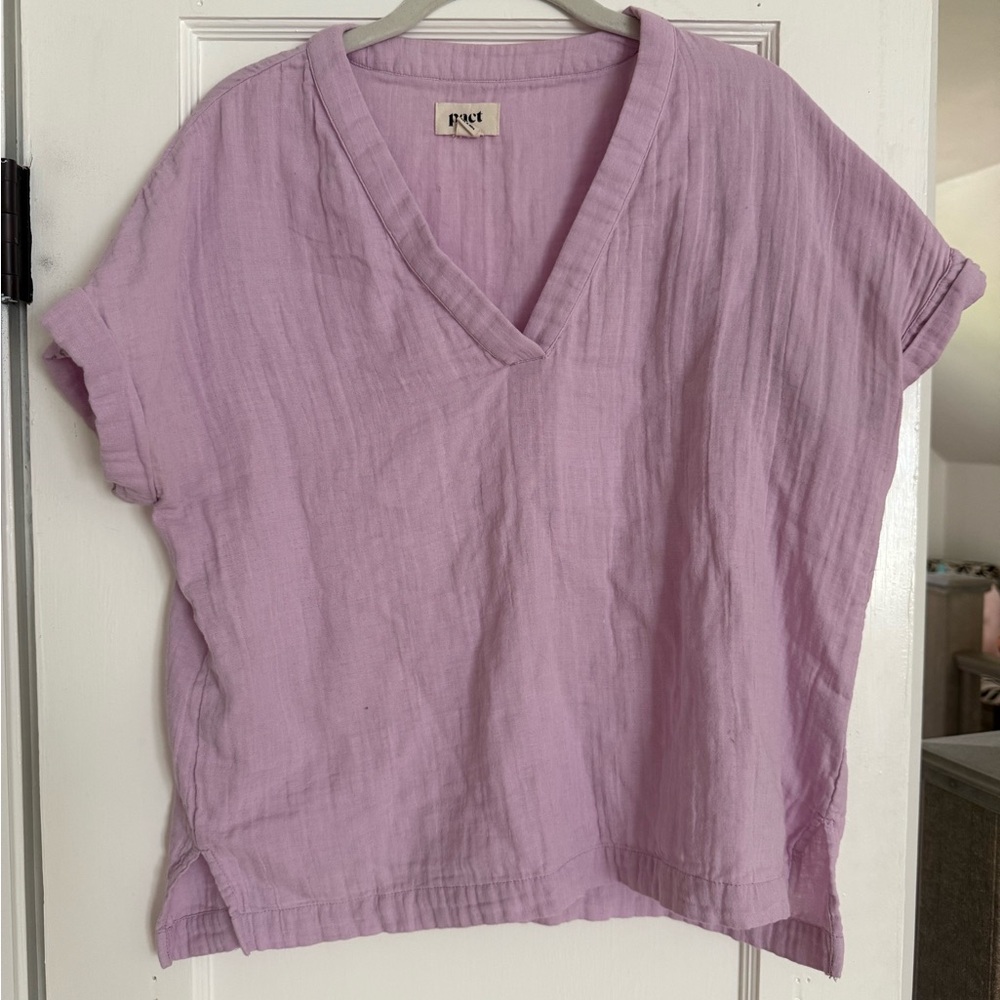Pact V-Neck Top